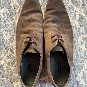 Ted Baker Vintage Brown Suede Oxfords